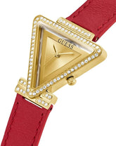 שעון יד GUESS לאישה רצועה אדומה